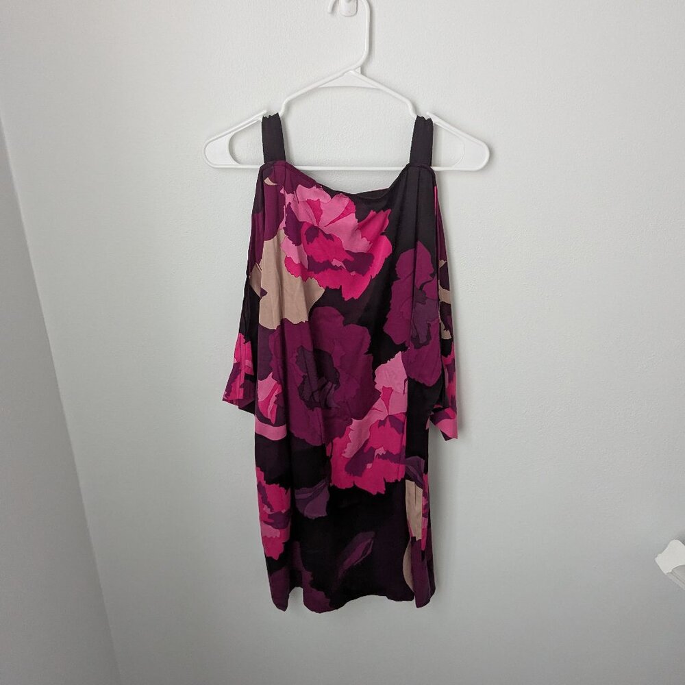 NWT Trina Turk Women's Floral Cold Shoulder Dress, 8